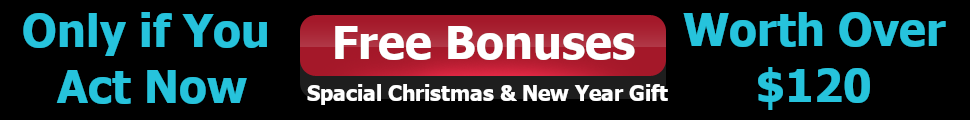 free bonuses banner